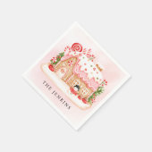 Kerst van het ontbijt in Gingerbrood Servet (Hoek)