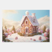 Kerst van het ontbijt inpakpapier vel (Voorkant 2)