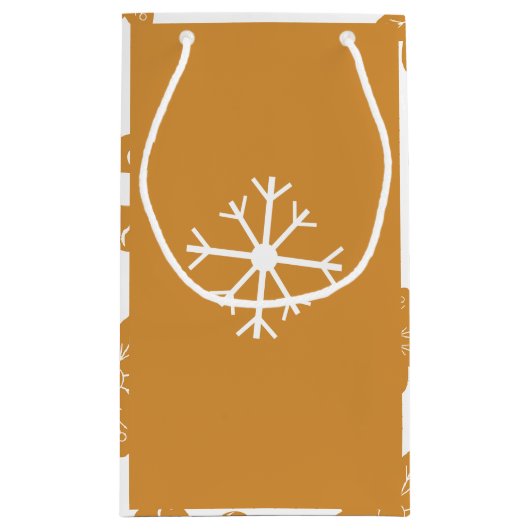 Kerst van het ontbijt klein cadeauzakje (Achterkant)