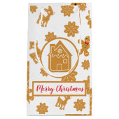 Kerst van het ontbijt klein cadeauzakje (Voorkant)