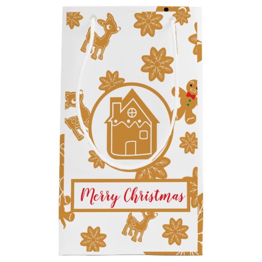 Kerst van het ontbijt klein cadeauzakje (Voorkant)