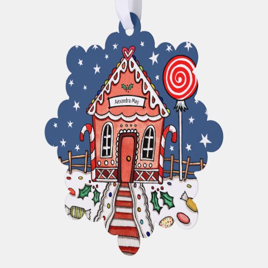 Kerst van het ontbijt ornament kaart (Links)