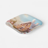 Kerst van het ontbijt papieren bordje (Gebogen)