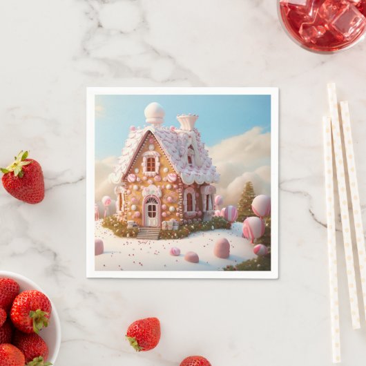 Kerst van het ontbijt servet (Insitu)