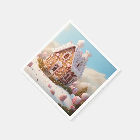 Kerst van het ontbijt servet (Hoek)