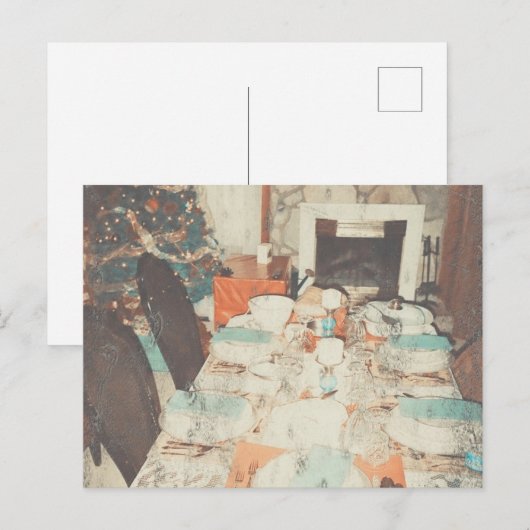 Kerst van het pacesetting Briefkaart (Voorkant / Achterkant)