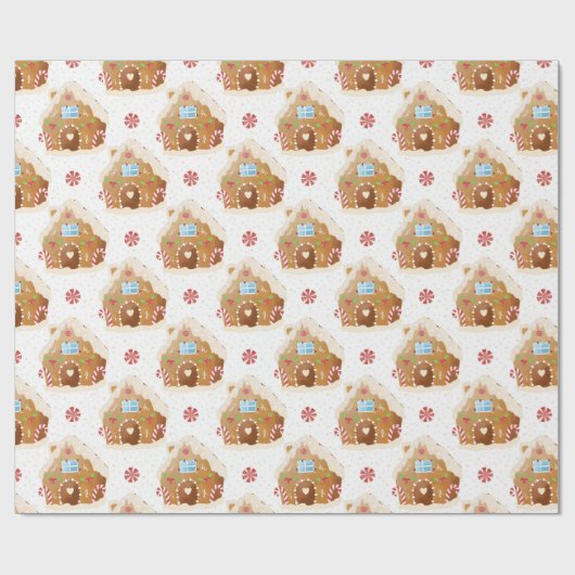 Kerst van het roze ontbijt cadeaupapier (Vlak)