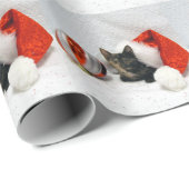Kerst van Holley - Torti Cat Christmas Cadeaupapier (Rol Hoek)
