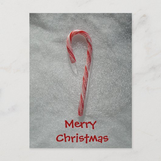 Kerst van Janz Candy Cane Feestdagenkaart (Voorkant)