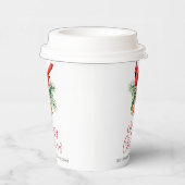 Kerst van kardinaal bedrijf papieren bekers (Rechts)