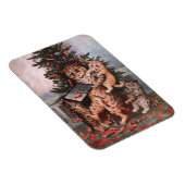 Kerst van katten door Louis Wain Magneet (Rechterzijde)