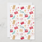 Kerst van koekjes feestdagenkaart (Achterkant)