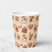 Kerst van koekjes papieren bekers (Voorkant)