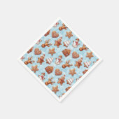 Kerst van koekjes servet (Hoek)