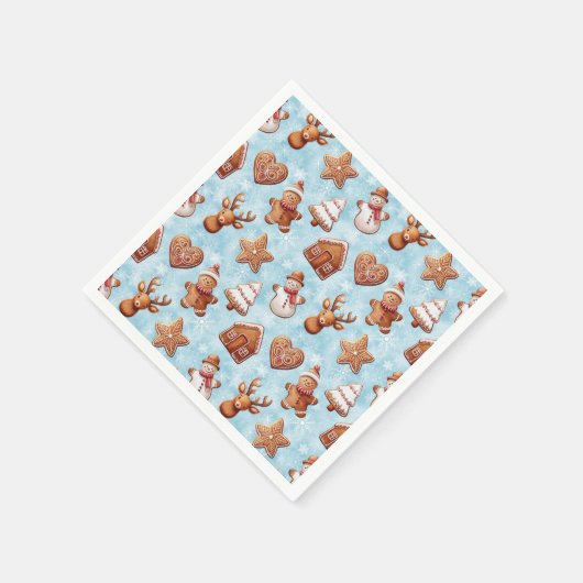 Kerst van koekjes servet (Hoek)