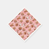 Kerst van koekjes servet (Hoek)