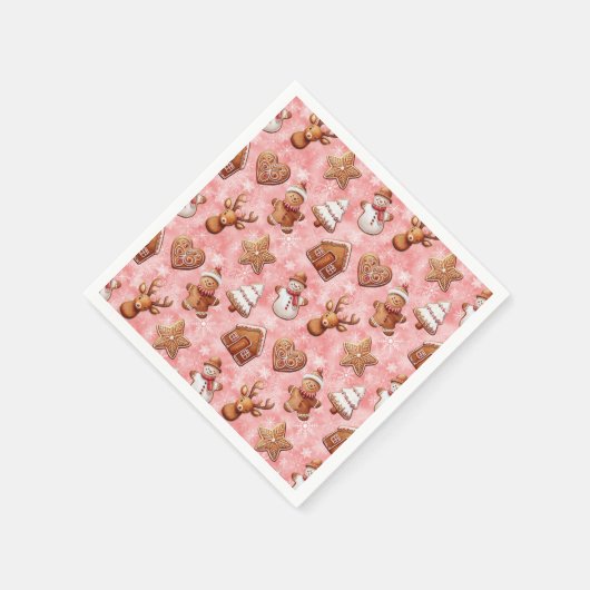 Kerst van koekjes servet (Hoek)