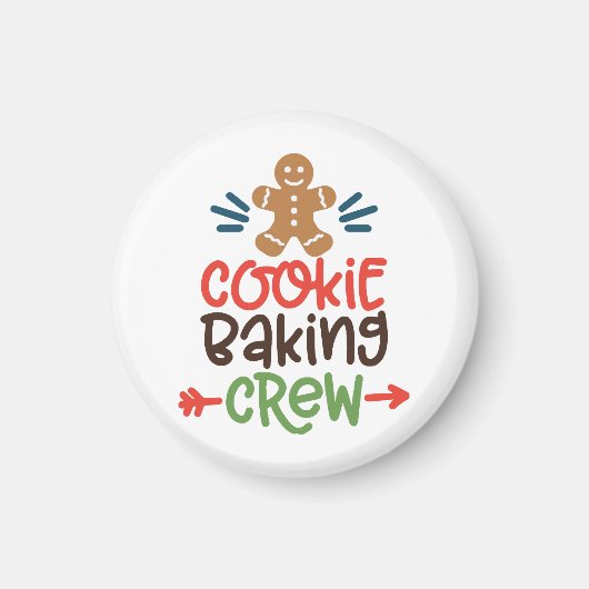 Kerst van koekjesbakkerij magneet (Voorkant)