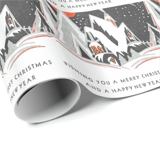  kerst van kunstdeco cadeaupapier (Rol Hoek)