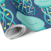 Kerst van kwal — grote afdrukken cadeaupapier (Rol Hoek)