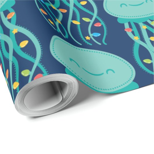 Kerst van kwal — grote afdrukken cadeaupapier (Rol Hoek)