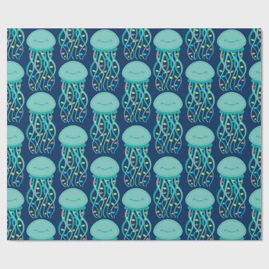 Kerst van kwal — grote afdrukken cadeaupapier (Vlak)