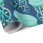 Kerst van kwal — grote afdrukken cadeaupapier (Rol Hoek)