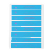 Kerst van Lesbian Flamingos Flamingo Belles Adreslabel Wikkel (Vel)