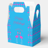 Kerst van Lesbian Flamingos Flamingo Belles Bedankdoosjes (Geopend)