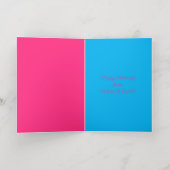 Kerst van Lesbian Flamingos Flamingo Belles Folie Wenskaart (Binnenlaag)