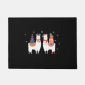 Kerst van Llama - Kerstmis in Alpaca Deurmat (Voorkant)