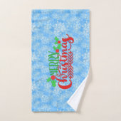 Kerst van Merry Bad Handdoek (Handdoek)