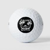 Kerst van Merry Beachmas in juli Golfballen (Voorkant)