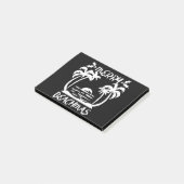 Kerst van Merry Beachmas in juli Post-it® Notes (Schuin)