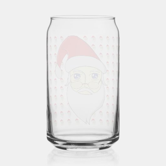 Kerst van Merry Blikvorm Glas (Voorkant)