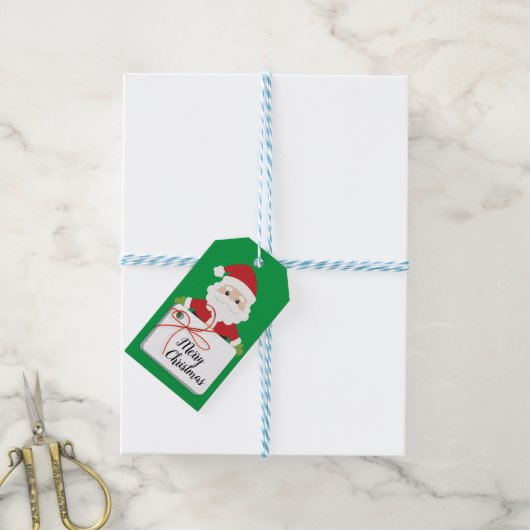 Kerst van Merry Cadeaulabel (Met Touw)