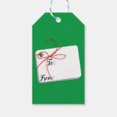 Kerst van Merry Cadeaulabel (Achterkant)