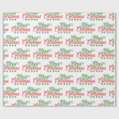 kerst van Merry Cadeaupapier (Vlak)