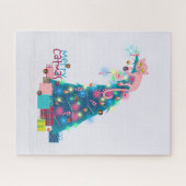 Kerst van Merry Catmas Legpuzzel (Horizontaal)