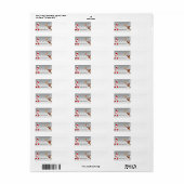 Kerst van Merry Etiket (Full Sheet)