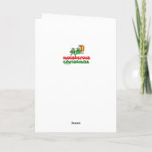 Kerst van Merry Feestdagen Kaart (Achterkant)