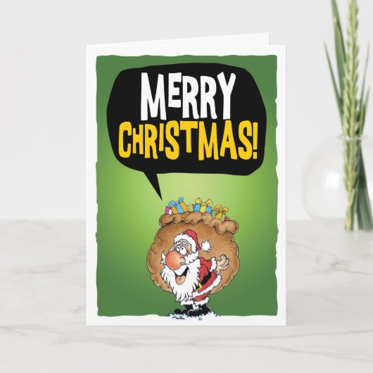 Kerst van Merry Feestdagen Kaart (Voorkant)