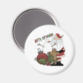 Kerst van Merry Magneet (Voorkant / Achterkant)