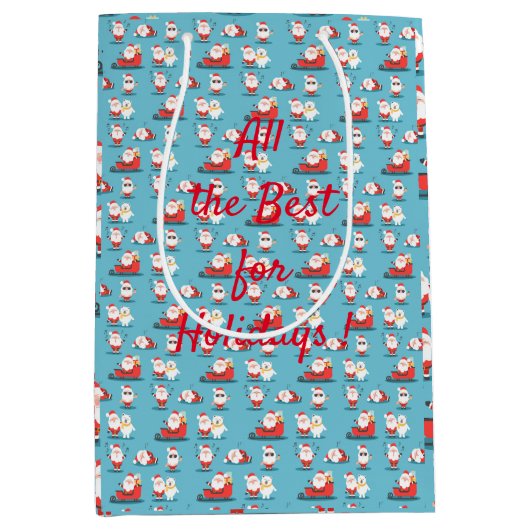 Kerst van Merry Medium Cadeauzakje (Voorkant)