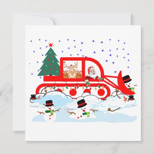 Kerst van Merry Notitiekaartje (Achterkant)