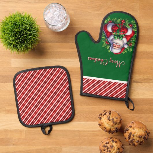 Kerst van Merry Ovenwant & Pannenlap Set (Top down)