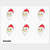 Kerst van Merry Ronde Sticker (Vel)