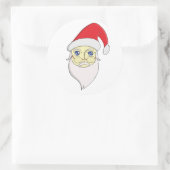 Kerst van Merry Ronde Sticker (Tas)