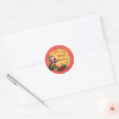 Kerst van Merry Ronde Sticker (Envelop)