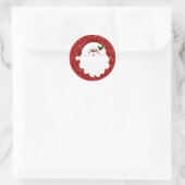 Kerst van Merry Ronde Sticker (Tas)